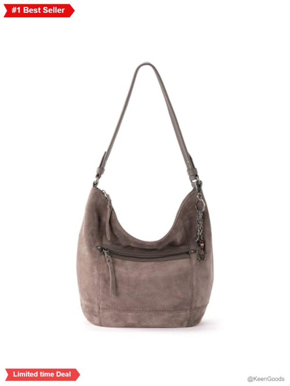 Leather Hobo Bag Large Slouchy Shoulder Purse Zip Pocket